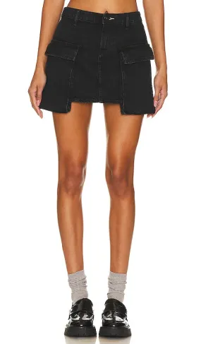3x1 Celine Cargo Skirt in Black