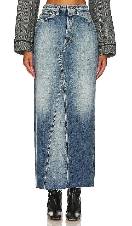 3x1 Charlotte Skirt in Blue