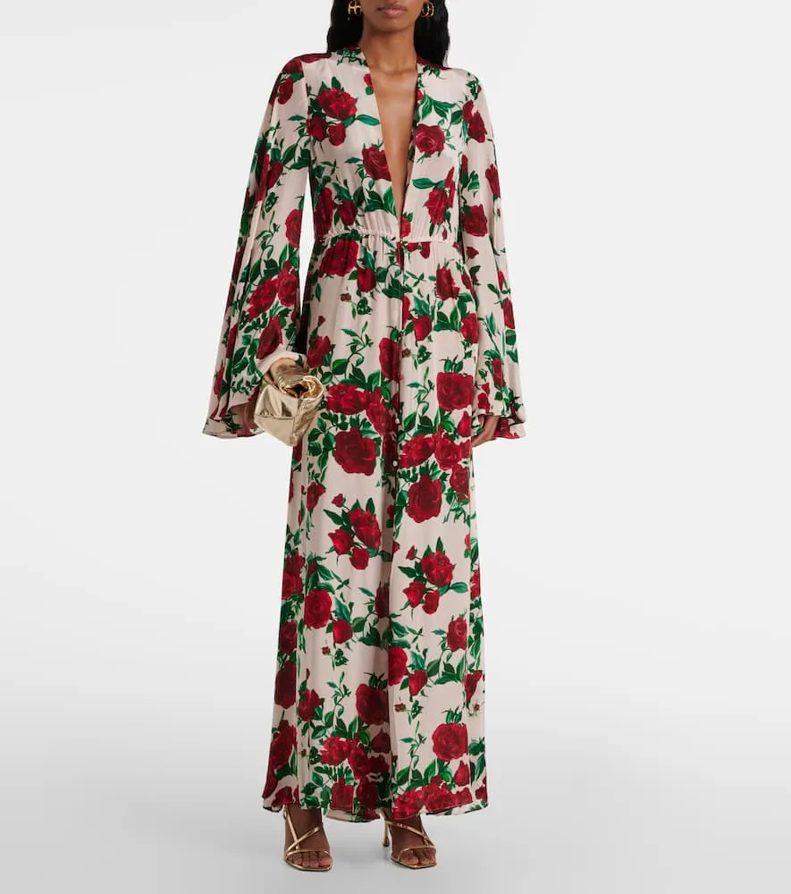 Alexandra Miro Chloe floral gown