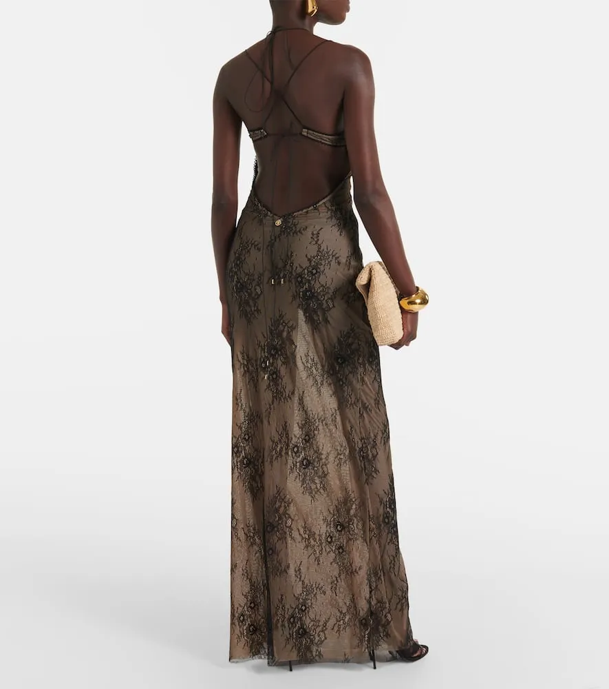 Bananhot Alora lace maxi dress