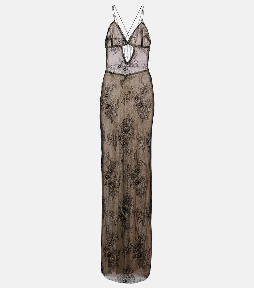 Bananhot Alora lace maxi dress