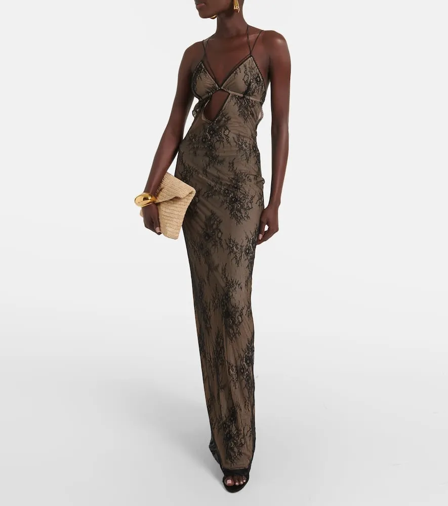Bananhot Alora lace maxi dress