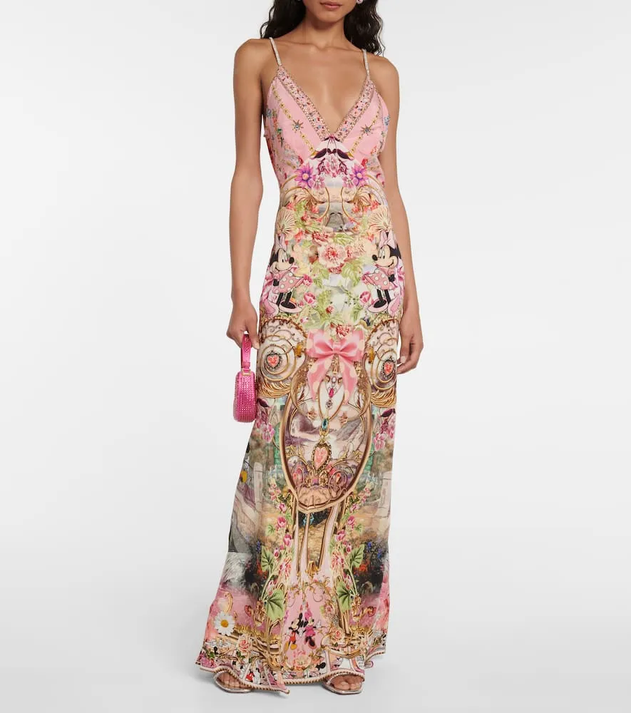Camilla x Disney√Ç¬Æ Minnie Mouse Magic silk maxi dress