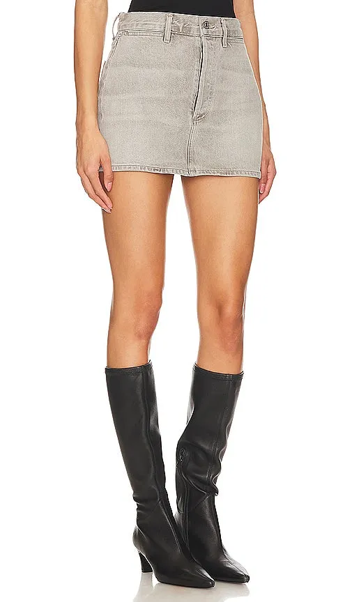 Citizens of Humanity Rosie Mini Skirt in Grey