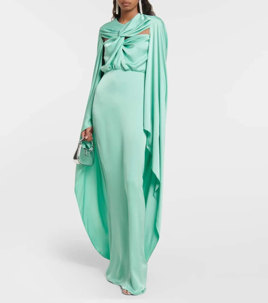Costarellos Simone satin gown