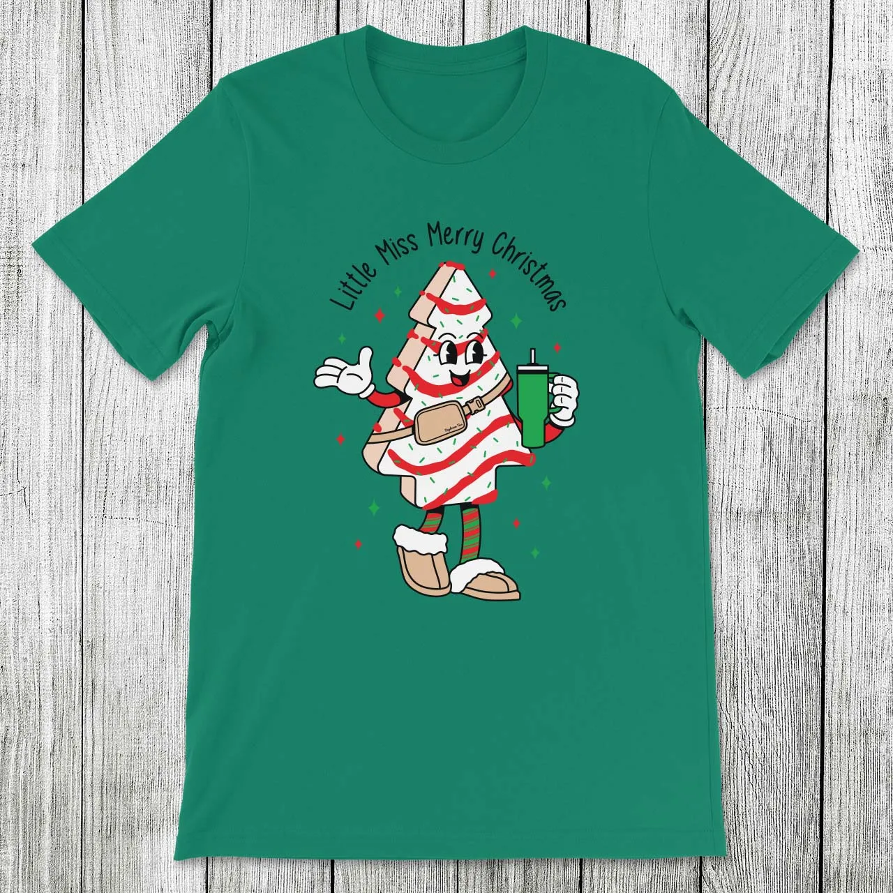 Daydream Tees Little Miss Merry Christmas