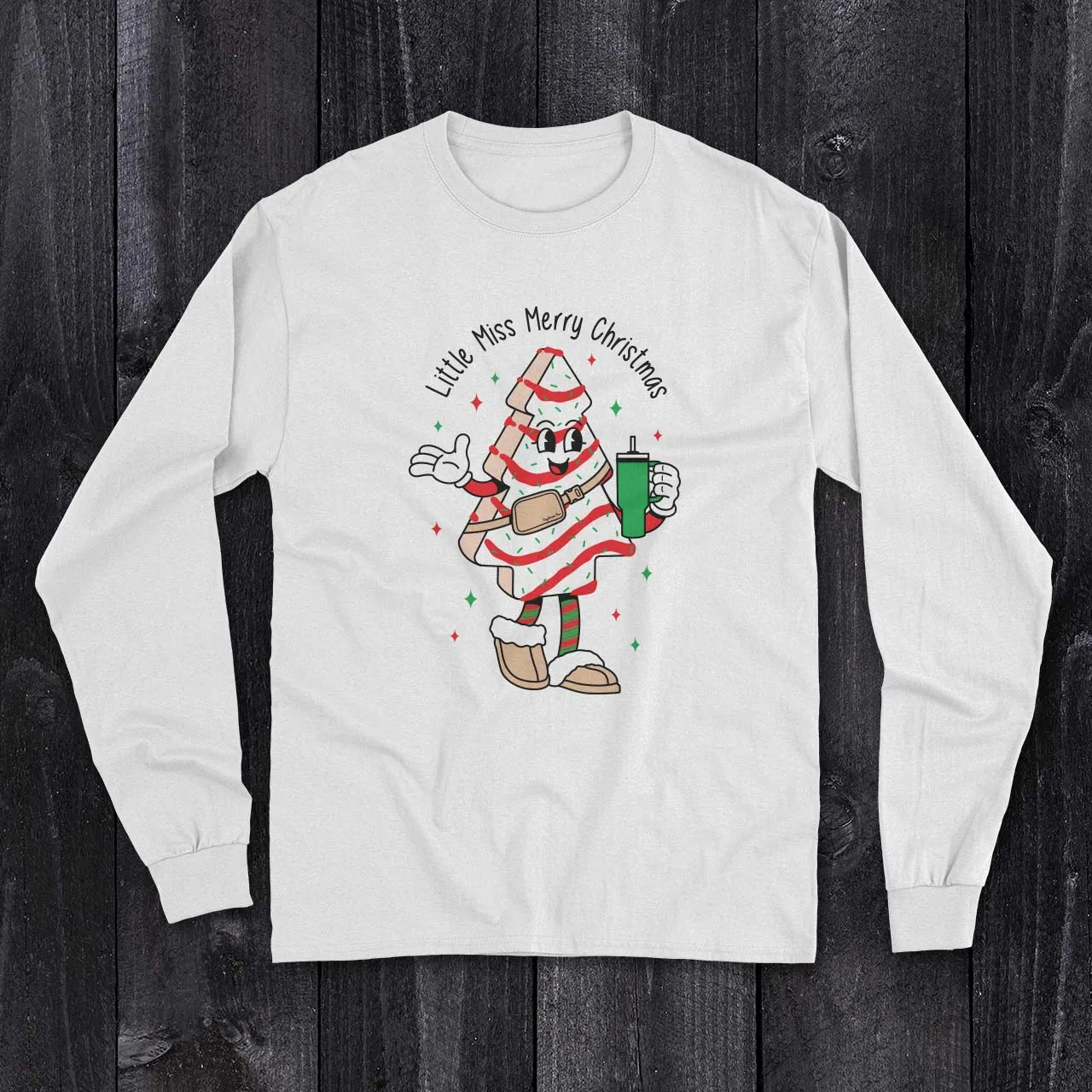 Daydream Tees Little Miss Merry Christmas
