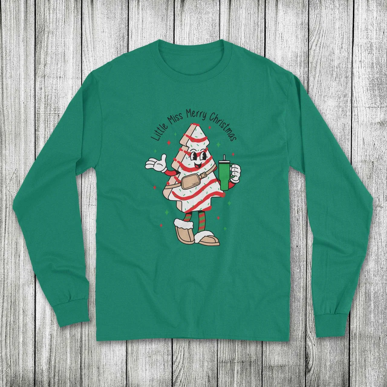 Daydream Tees Little Miss Merry Christmas