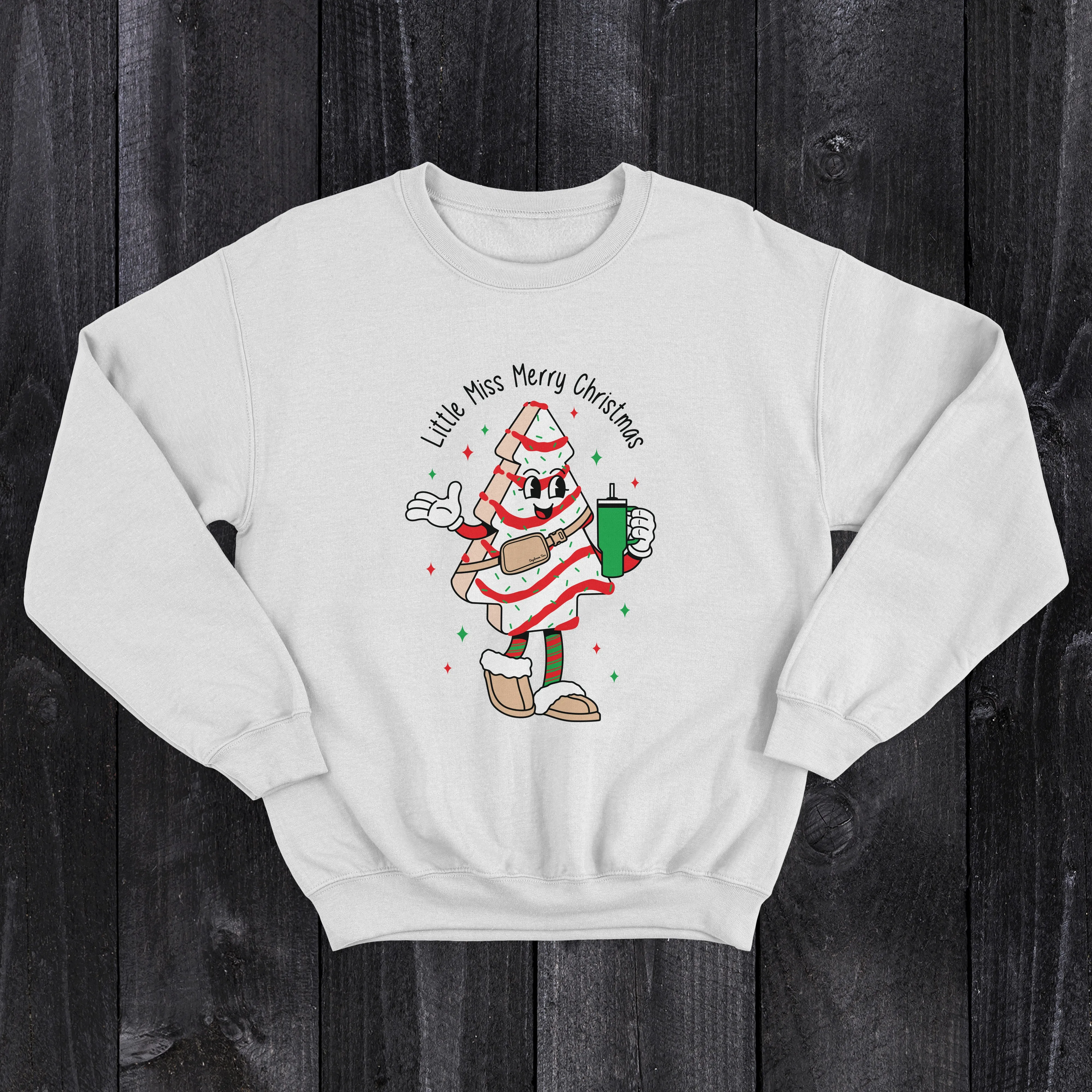 Daydream Tees Little Miss Merry Christmas