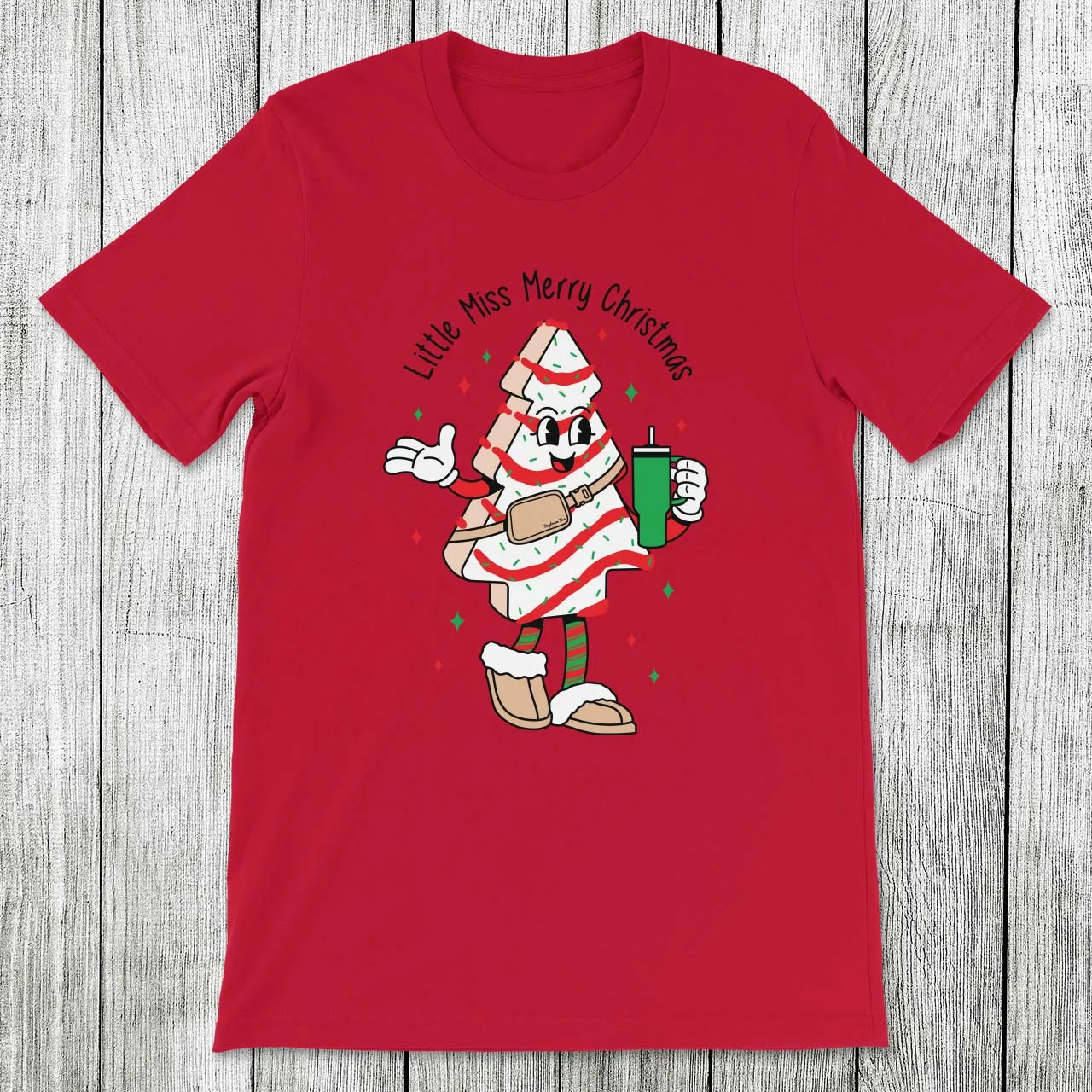 Daydream Tees Little Miss Merry Christmas