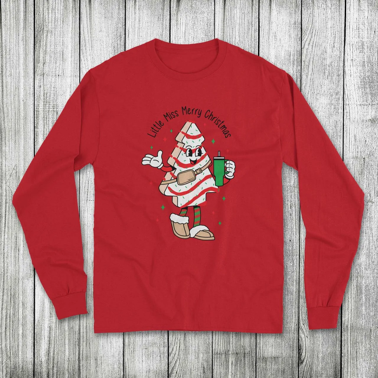 Daydream Tees Little Miss Merry Christmas