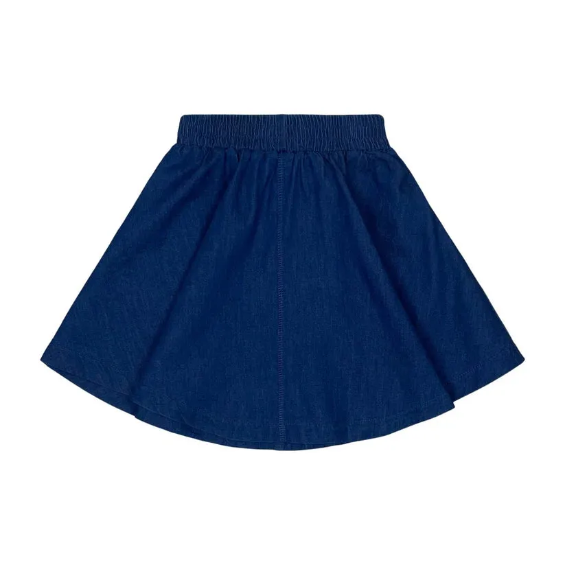 Denim Circle Skirt