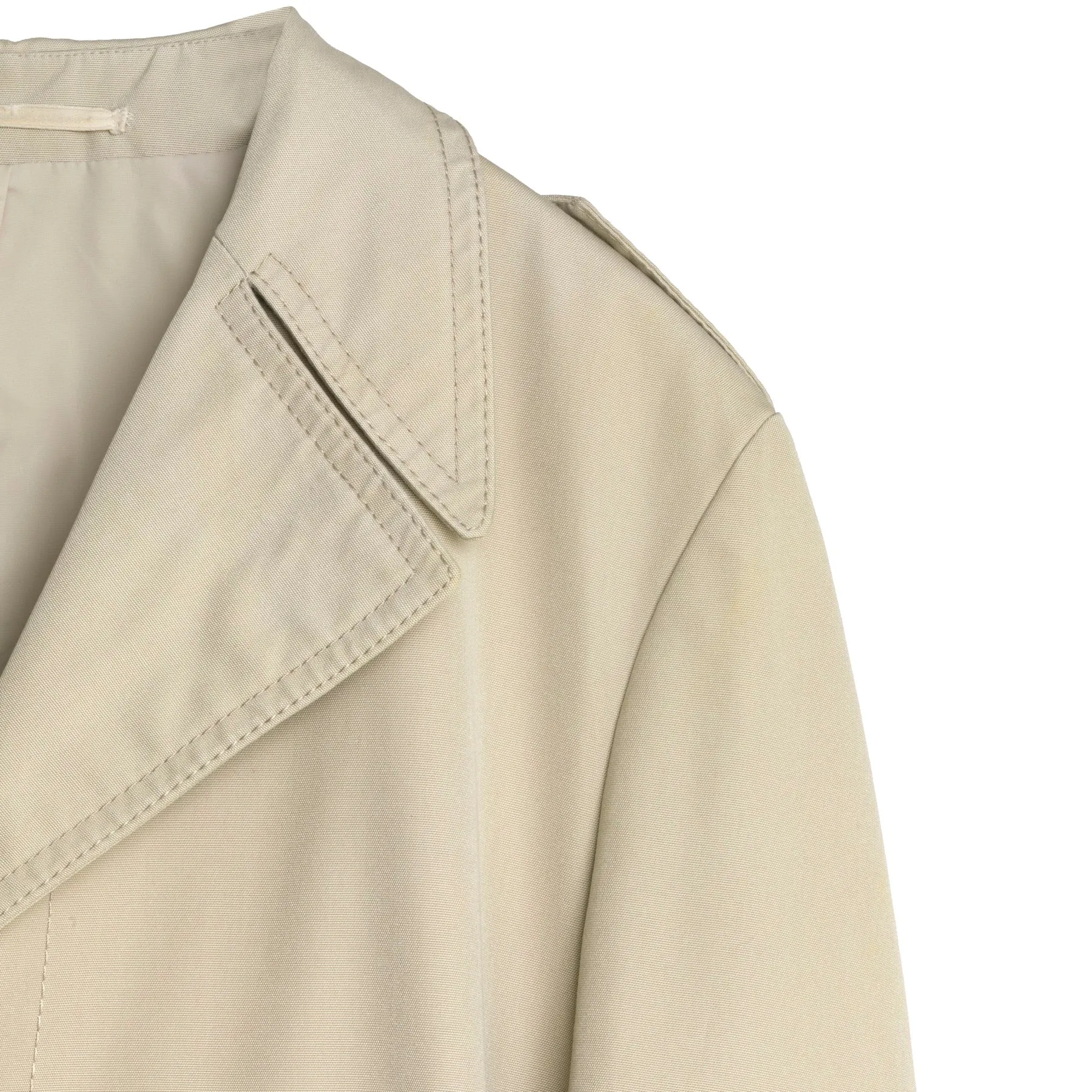 Diolen Canvas Weave Napoleon Trench Coat
