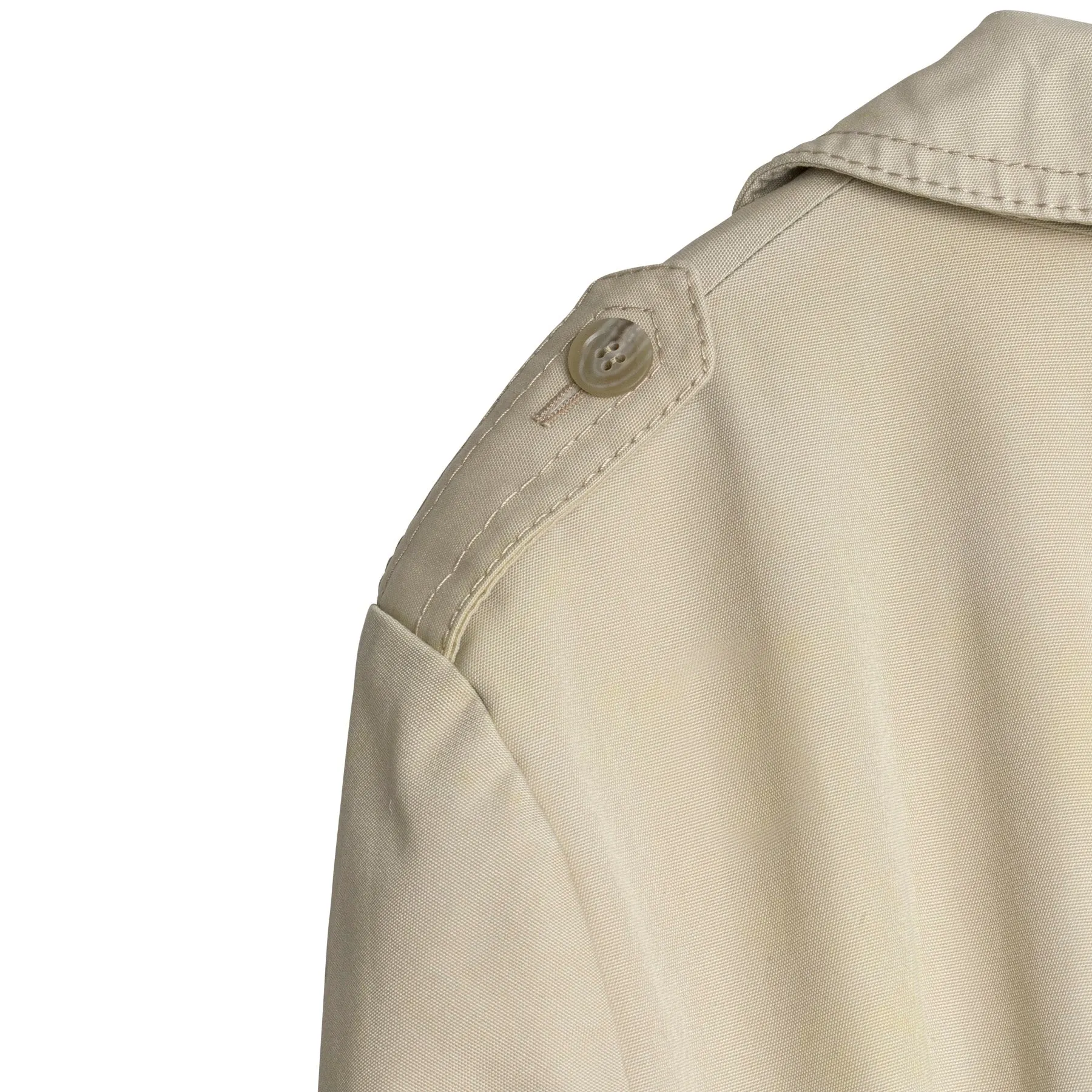 Diolen Canvas Weave Napoleon Trench Coat