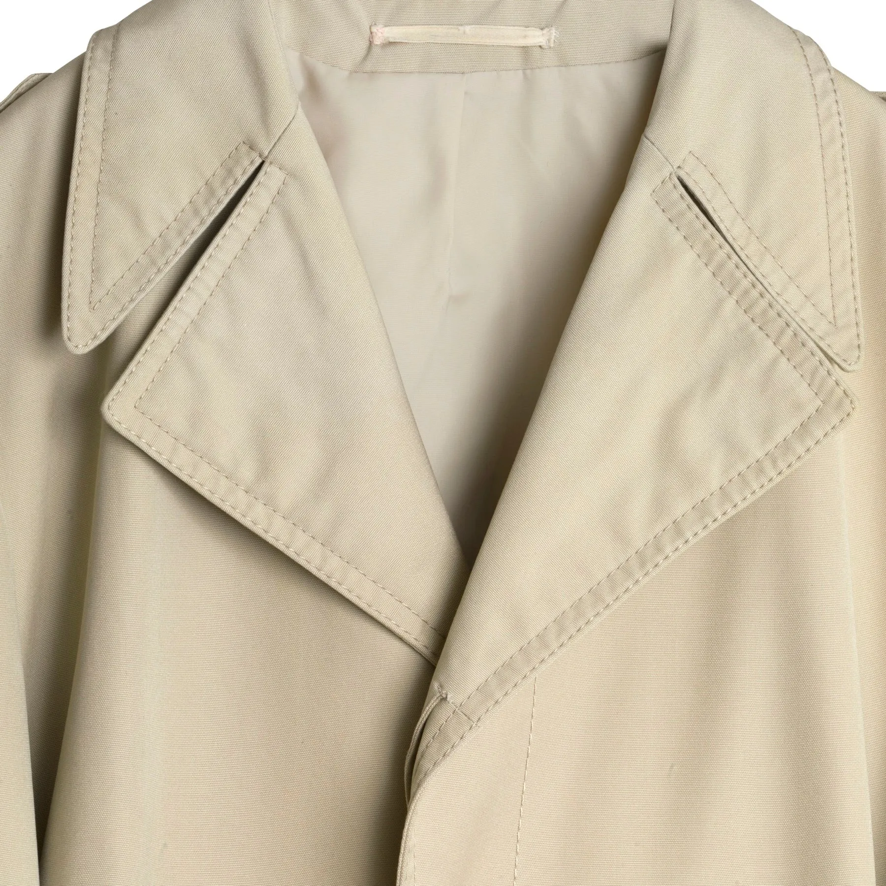 Diolen Canvas Weave Napoleon Trench Coat