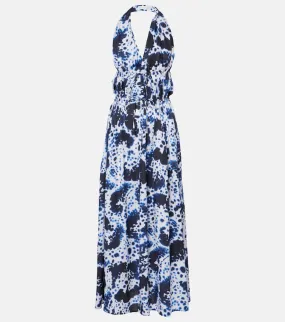 Dries Van Noten Printed halterneck maxi dress
