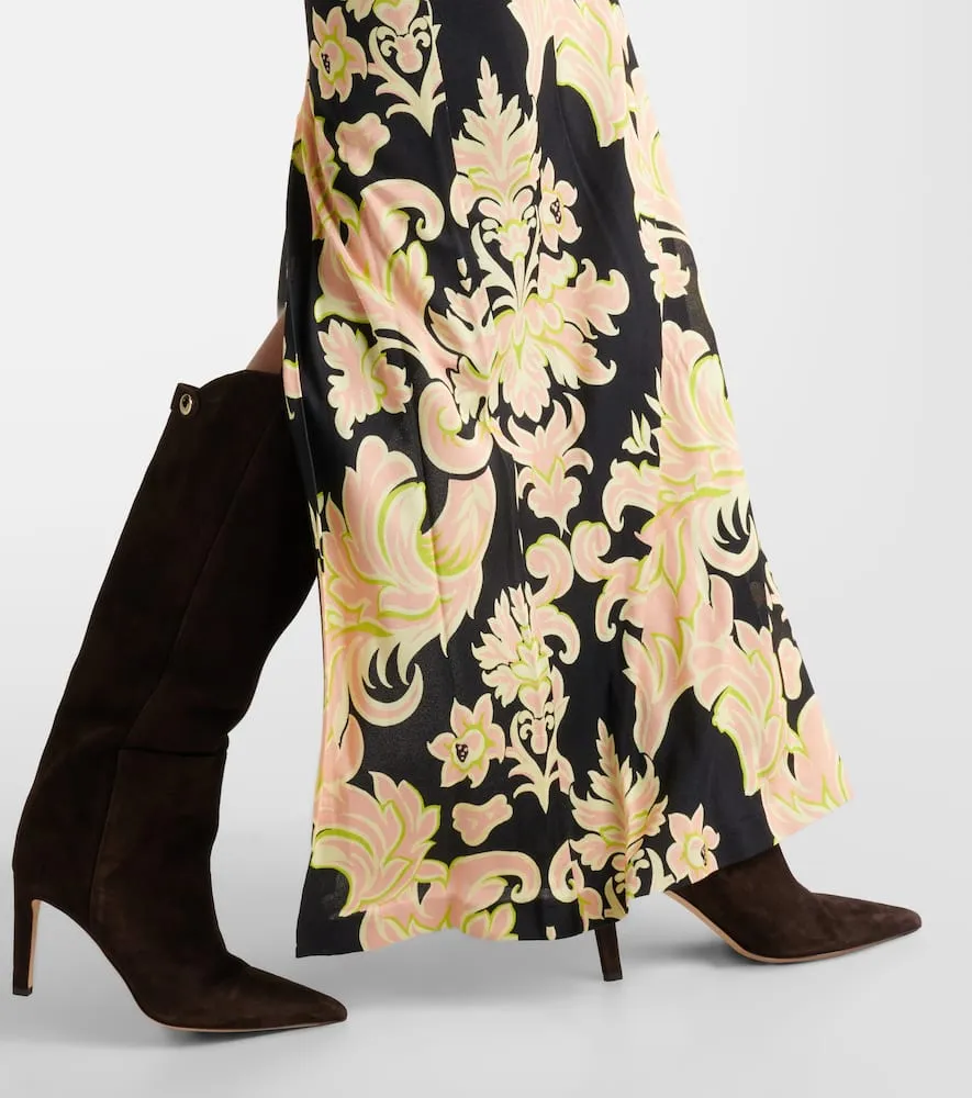 Etro Halterneck printed maxi dress