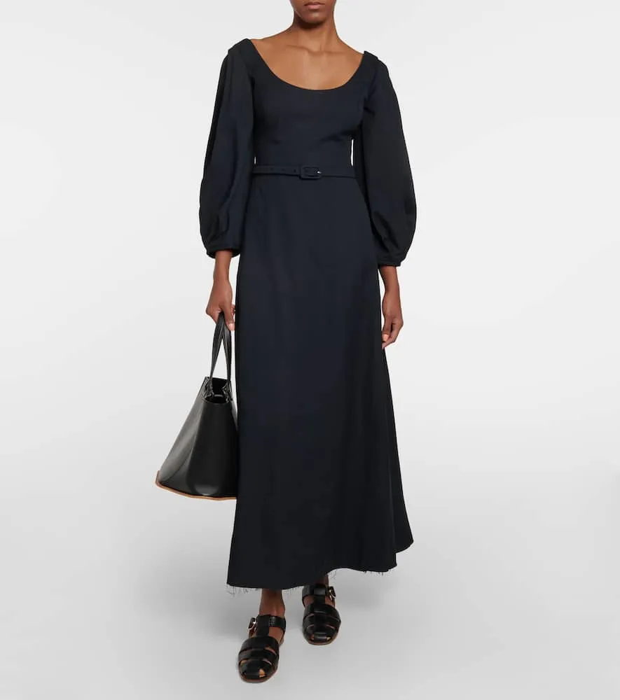 Gabriela Hearst Mena silk midi dress