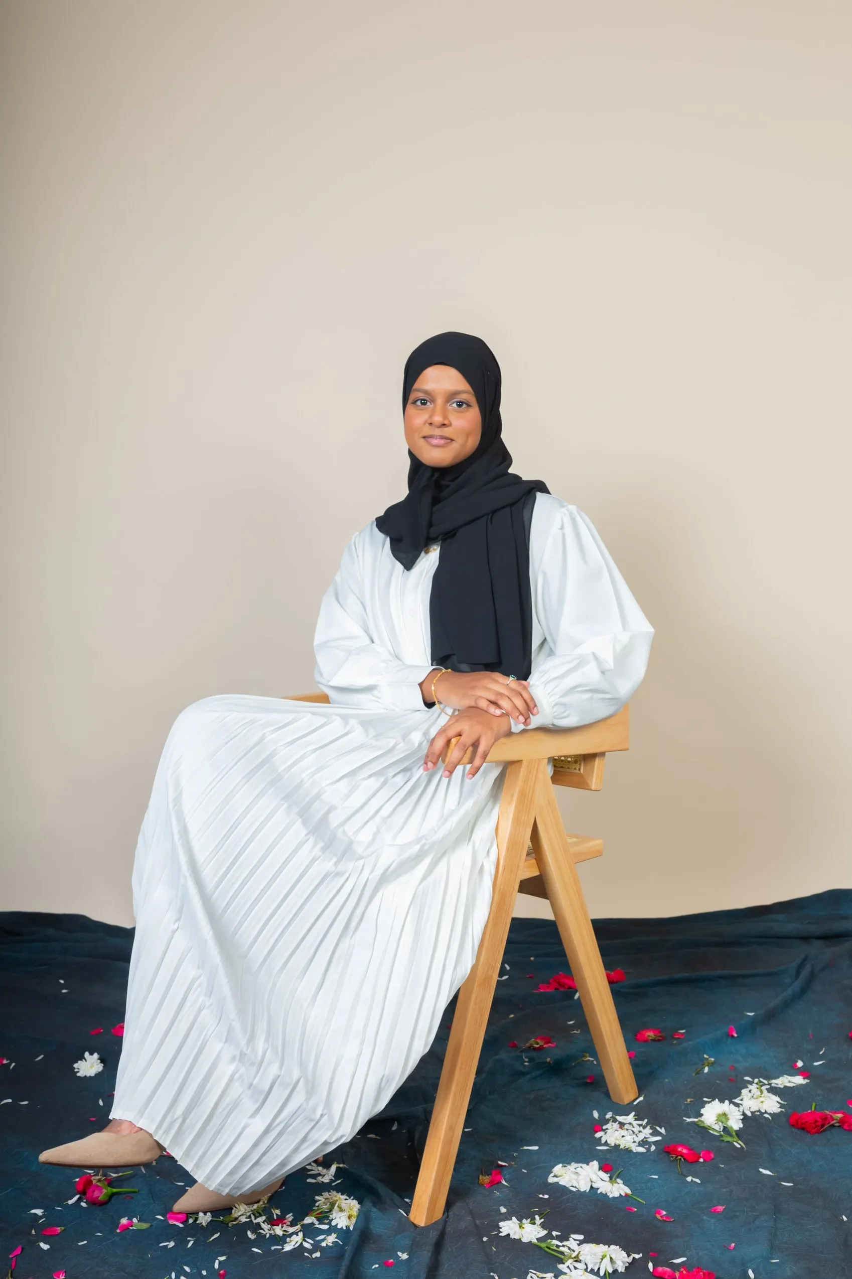 GULNAR MAXI DRESS - WHITE