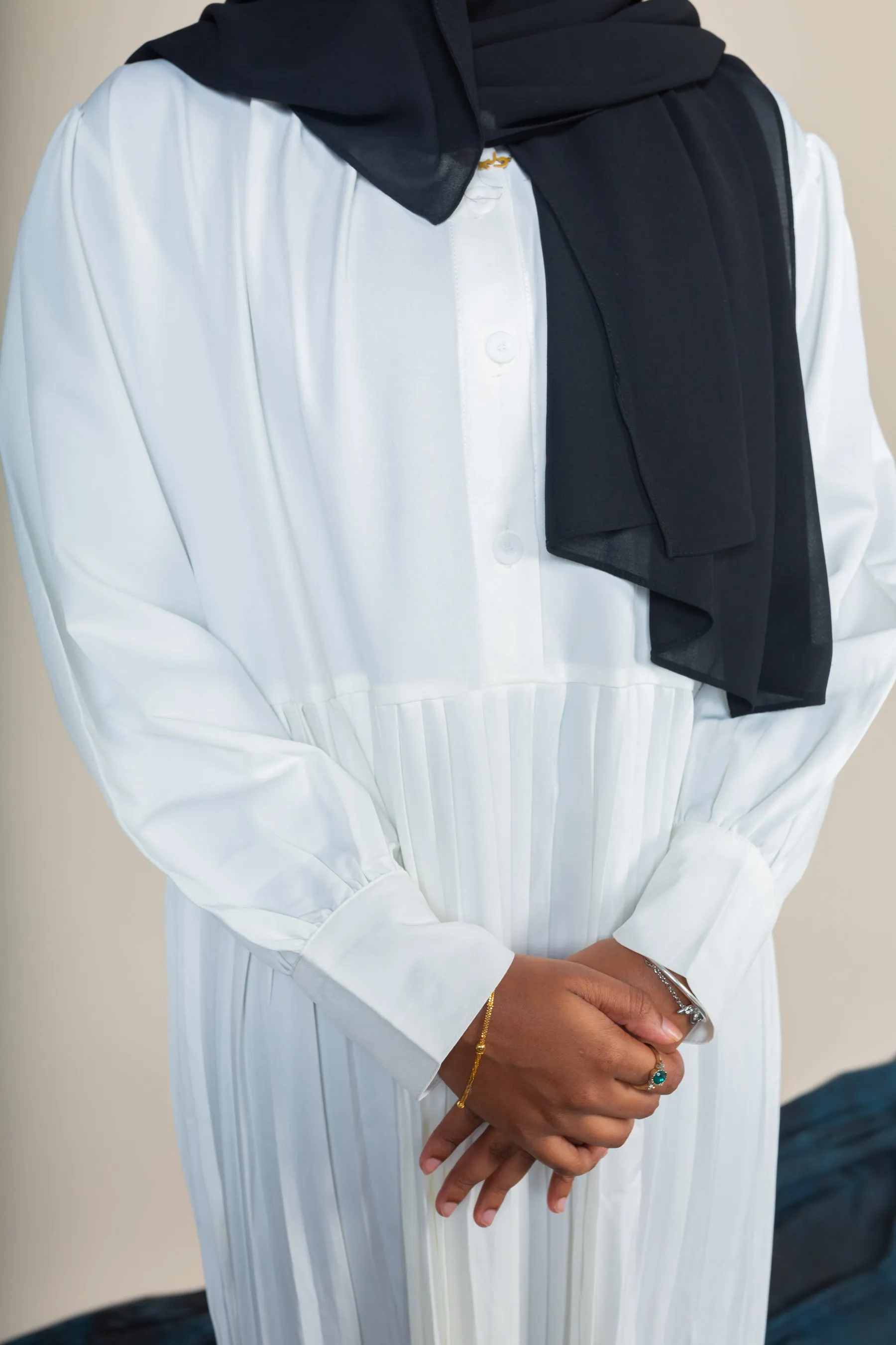 GULNAR MAXI DRESS - WHITE