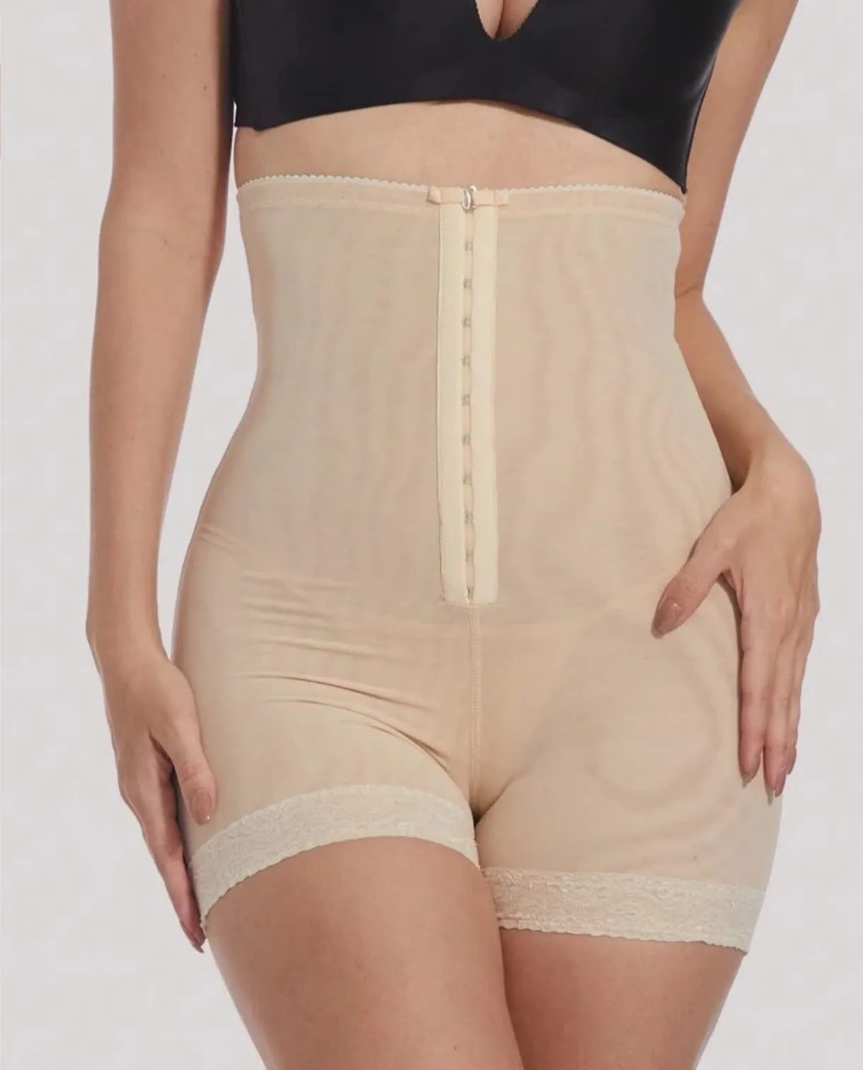 High Waisted Tummy Control Shapewear Shorts A8144