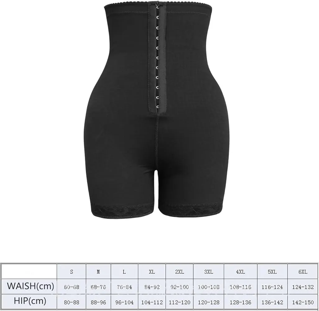 High Waisted Tummy Control Shapewear Shorts A8144