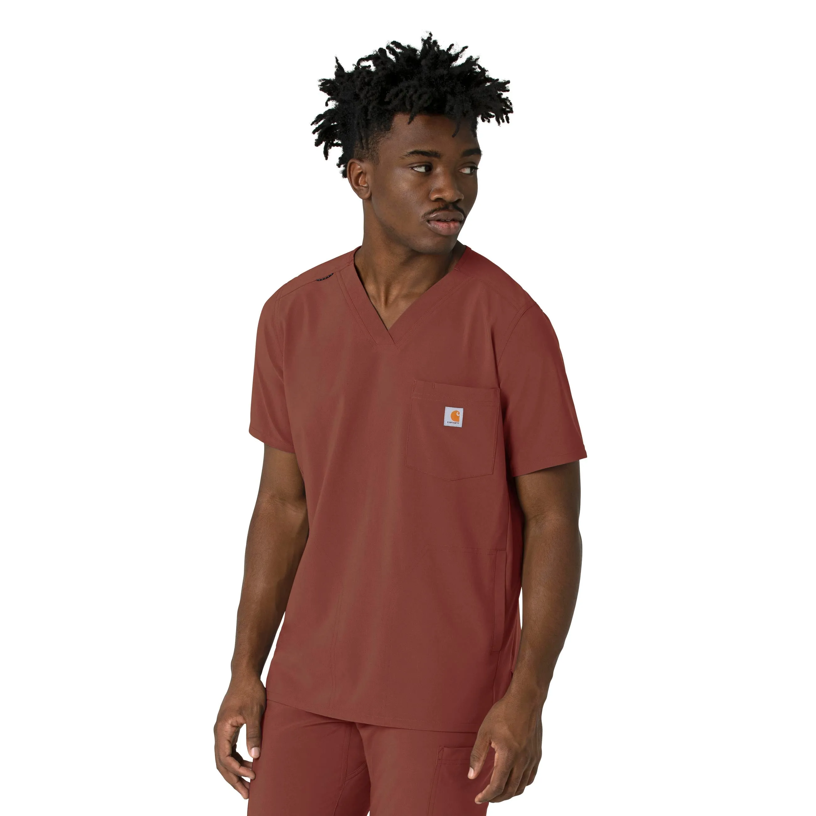 Men's V-Neck Scrub Top