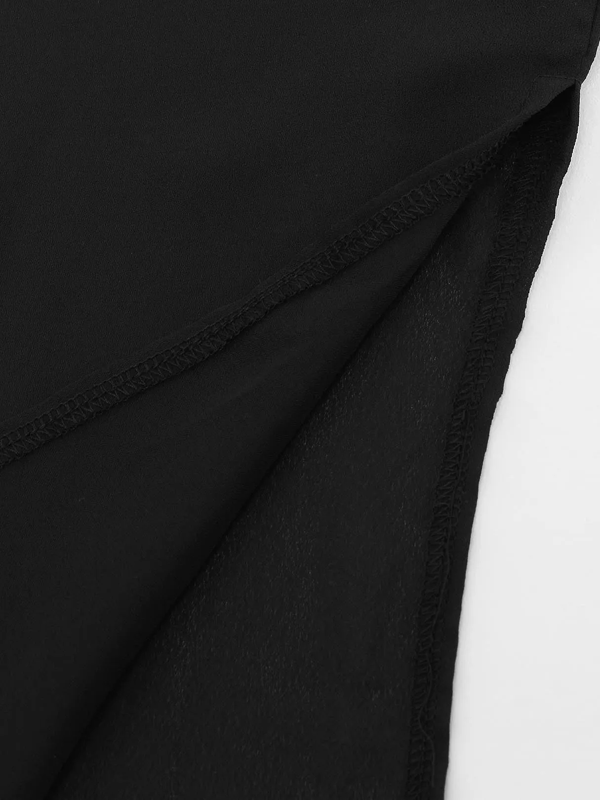 OEM ODM V-Neck Black Plus Size Tops