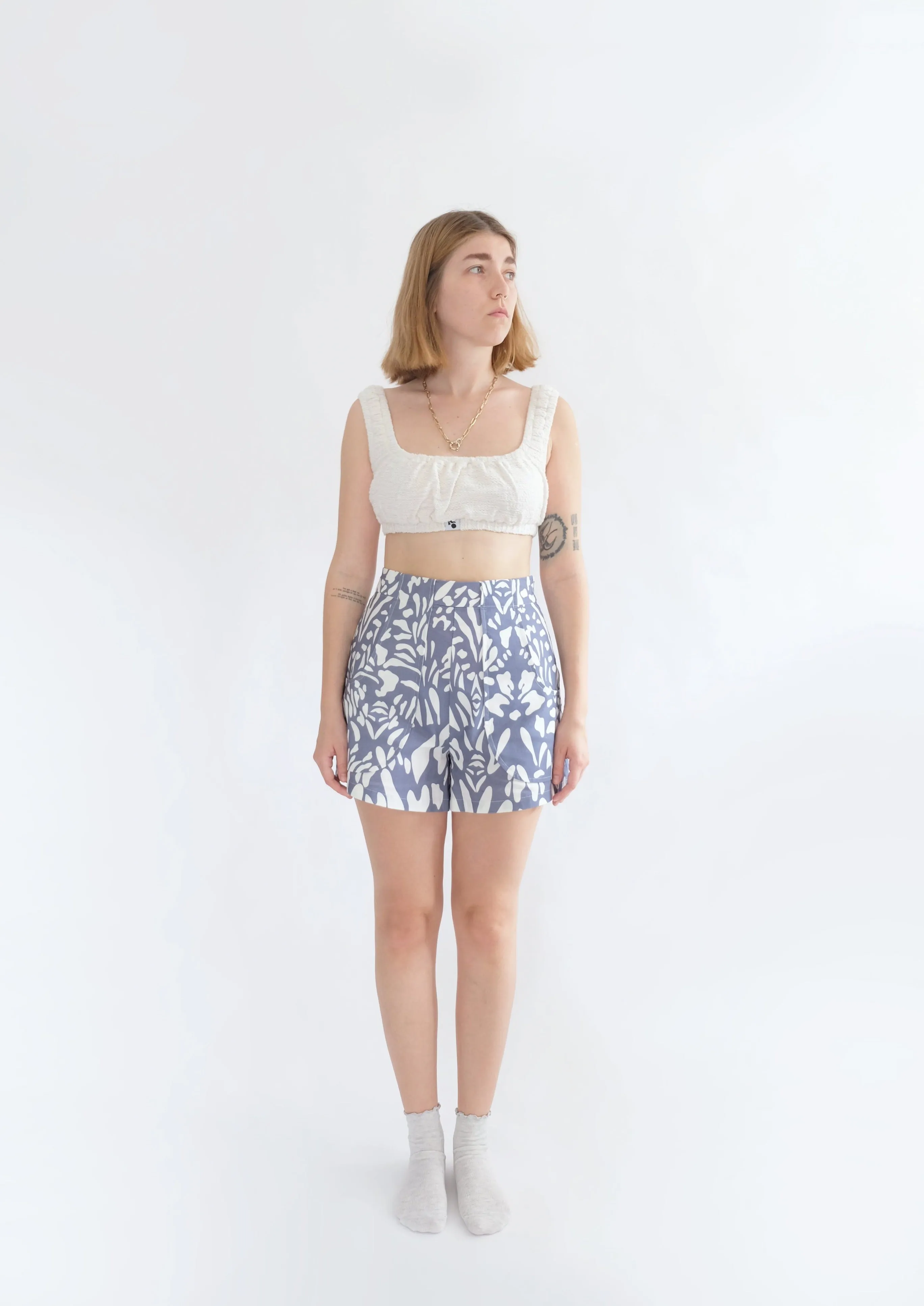 Poche Shorts (Rosa Print)