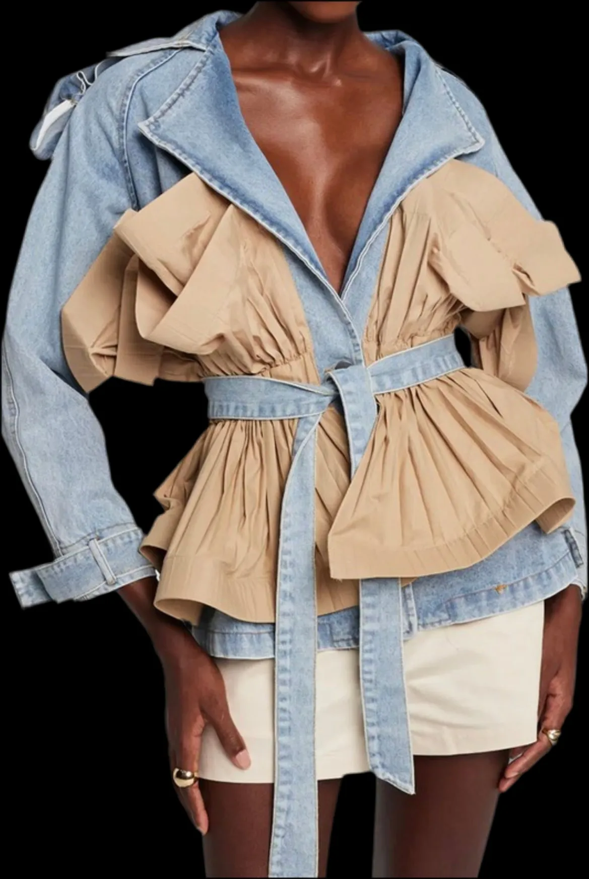 Portia played in denim