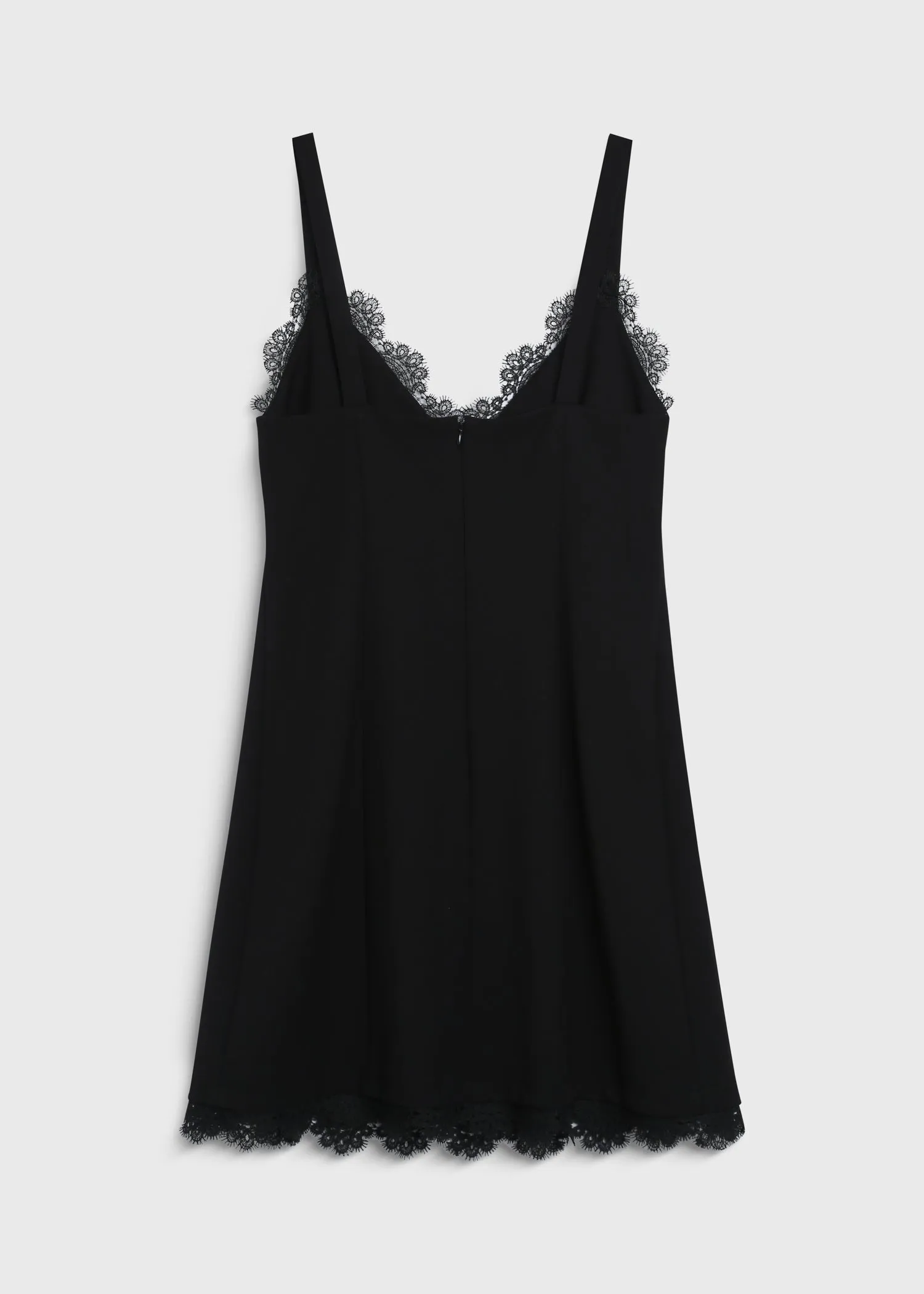 Rve Lace Trimmed Mini Dress