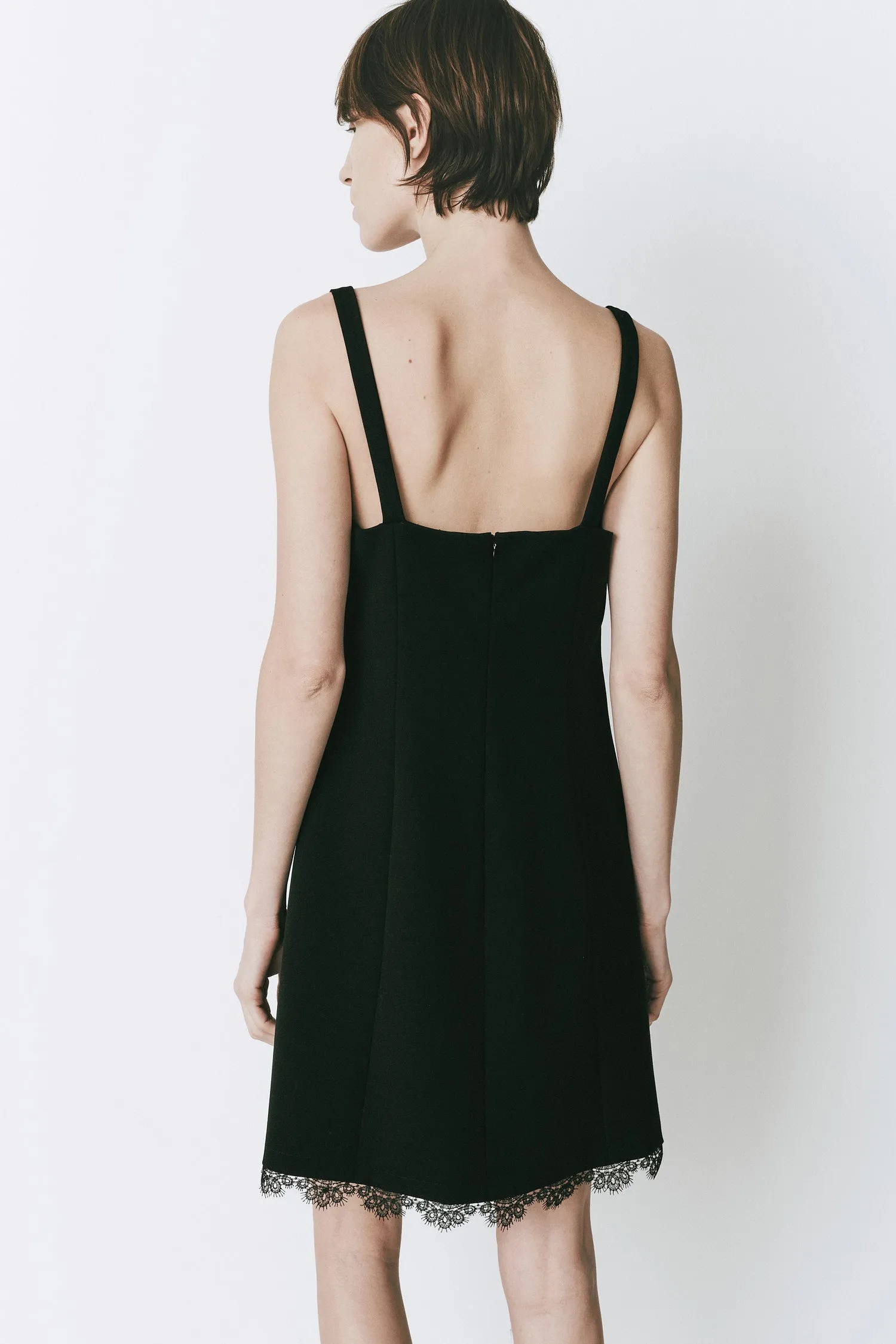 Rve Lace Trimmed Mini Dress