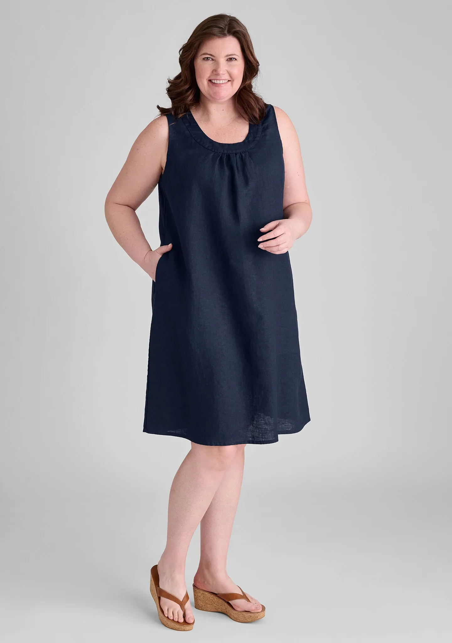 Tao Dress - Linen Shift Dress
