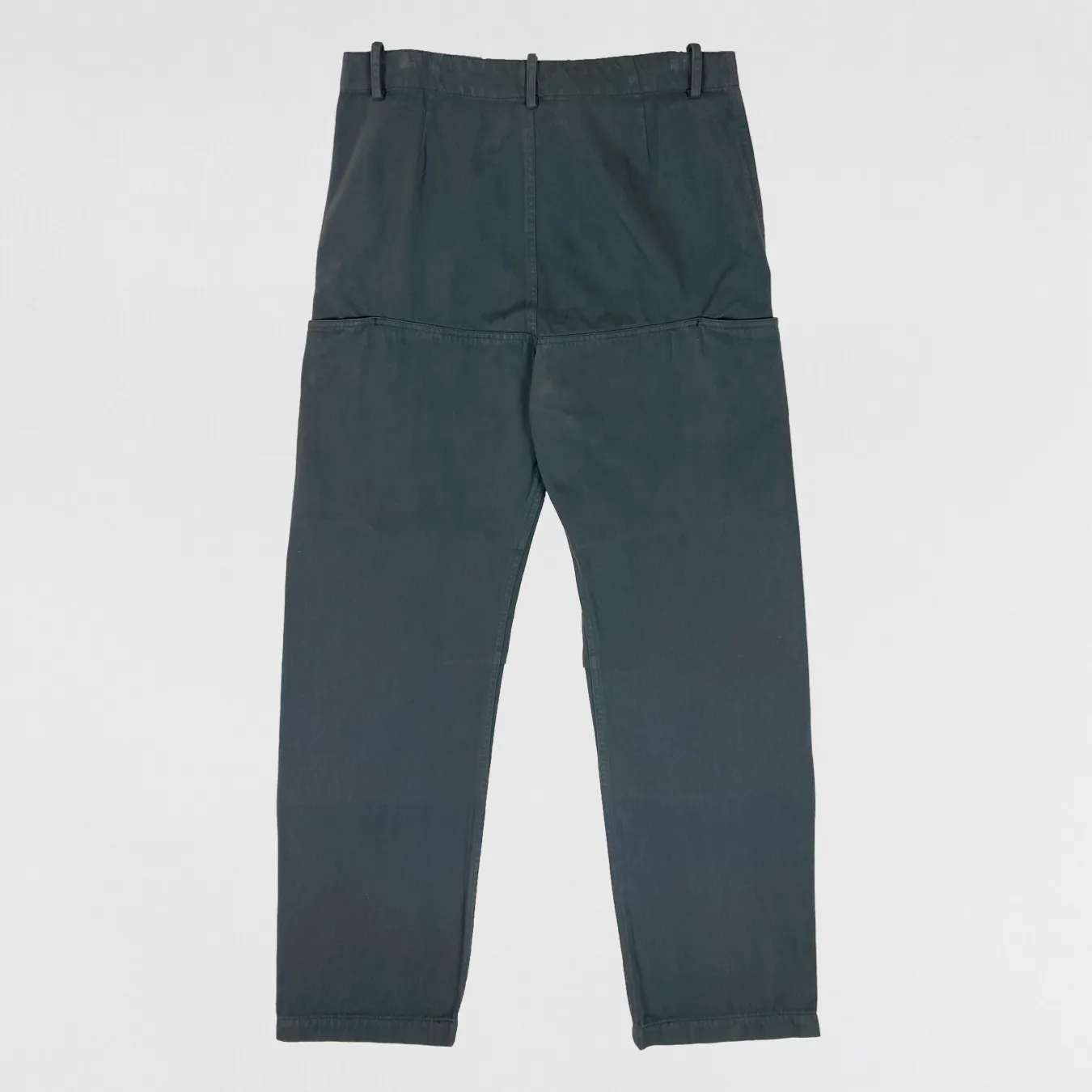 YGEBB 2022 Sateen Cargo Pants In Dark Green